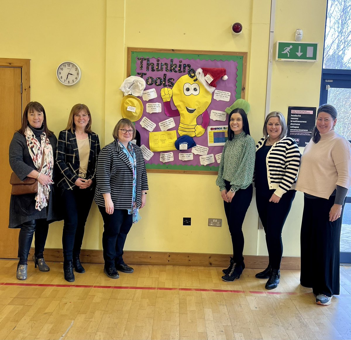 thinkschoolcom's tweet photo. Thank you to @CumranPs, a TSN hub school, for a warm welcome from all their staff and students. Amazing to see so many #ThinkingFrames being deftly used across the school. It was great to hear the students talk about their independent use of #thinkingtools 🙌🏼 https://t.co/W4Qap5SIoh