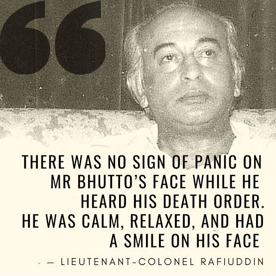 A true leader is never afraid of death!
#ZulfikarAliBhutto