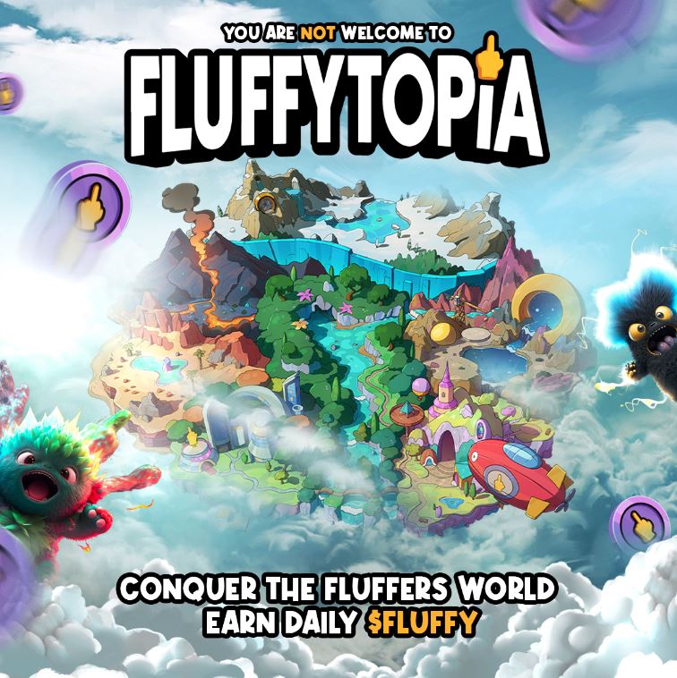 🍯Fluffytopia x Honeybucket🍯

🖕Giving away 1 Fluffyland 🖕

You are NOT welcome to.. Fluffytopia! Conquer lands, earn more $FLUFFY every day.

To join
👉 Follow 
<a href="/fluffytopia/">fluffytopia</a> 
@honeybucketad 
<a href="/delight2982931/">Honeybucket Collab</a> 
👉 Join discord.gg/fluffytopia
👉 RT + Like + Tag frens