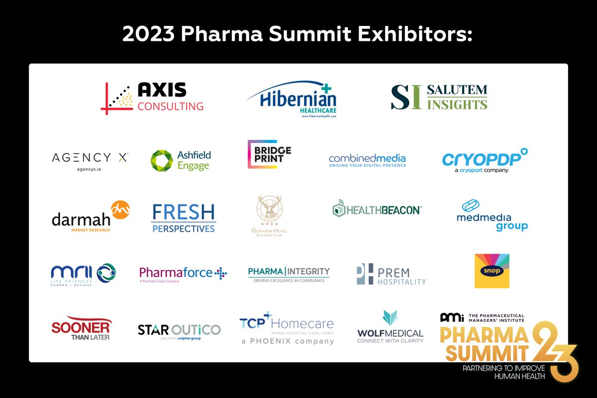 PharmaMgrsInst's tweet photo. #pharmasummit
Remember to take some time and visit our exhibitors at the Pharma Summit tomorrow!  We have over 20 exhibitors ready to chat with you! 

See all exhibitor details here: https://t.co/ymatg6Ffso

 #exhibitors #thepmi23 https://t.co/dW0SMXsabf