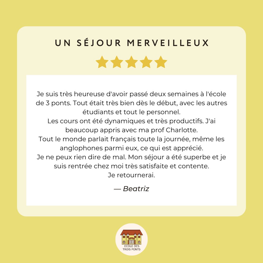 French_Courses_'s tweet photo. Nous avons atteint les 100 avis sur Trust Pilot! Nous sommes très heureux et nous très reconnaissants 🥰! Merci à tous et toutes pour votre soutien au quotidien!
Vous aussi laissez le votre : https://t.co/7E0iGQJ4BO
#testimonials #learnfrench #immersionschool #frenchclasses https://t.co/cQdmZFd2TG