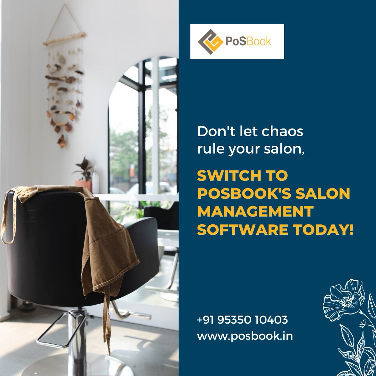 Posbook365's tweet photo. Chaos has no place in a successful salon. Upgrade to Posbook's salon management software and experience the difference! 🌟💇‍♂️ 
.
.
.
.
.
#salonmanagement #salonservices #salonmanager #smoothoperations https://t.co/dbGK6KAUXl