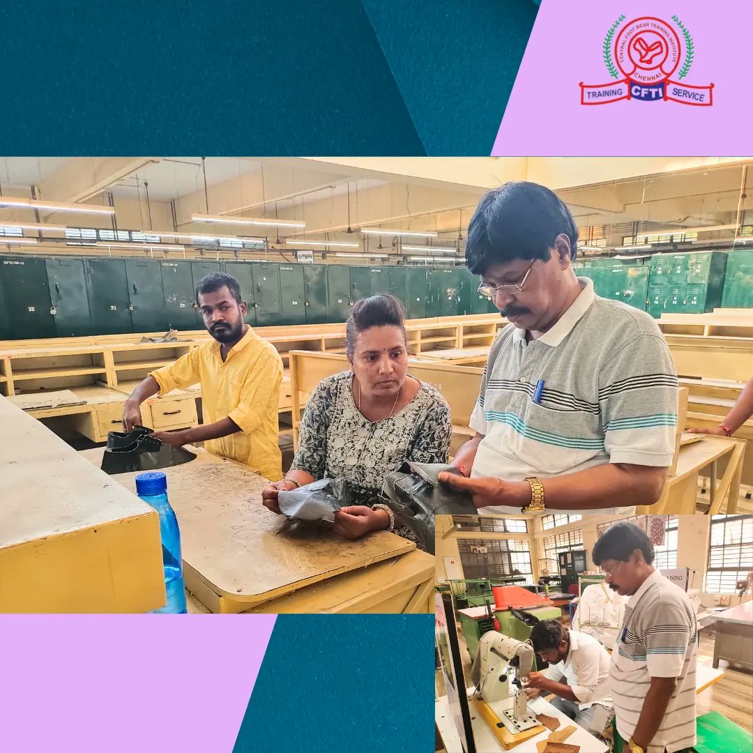 CFTI_Chennai's tweet photo. CFTI, Chennai conducts a Course on Designing and Manufacturing Program for 10 candidates under Sponsorship of Khadi and Village Industries Commission KVIC, Telangana✅
#khadi #cftichenni #MSME #designing #manufacturing #trainingcenter https://t.co/zdKPrnx913
