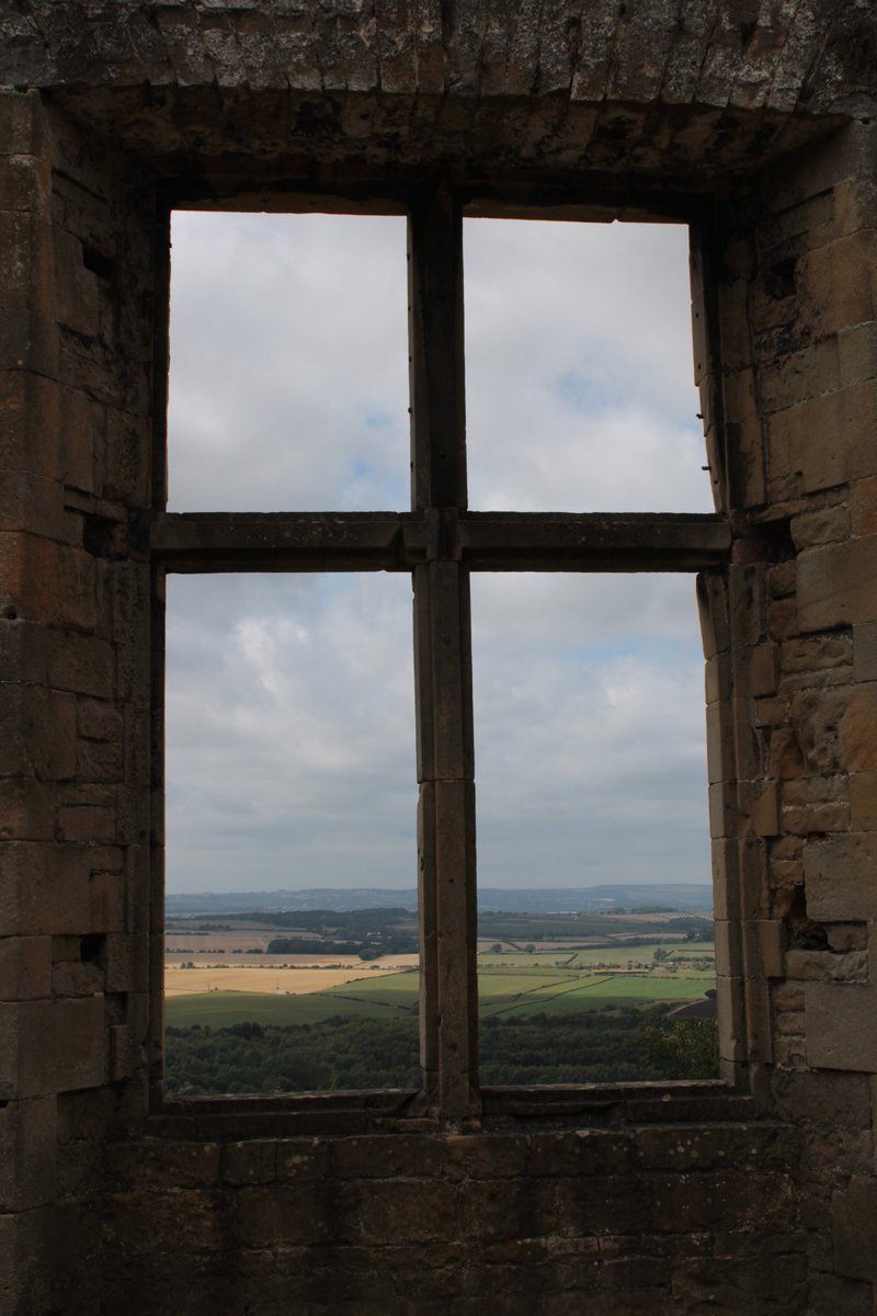 A view through a window, Bolsover Castle @EHBolsover @EnglishHeritage @Trad_England  #ancientmonument @Architectolder #windowsonwednesday #photo #photography #photooftheday #Photo_Folio #photographer