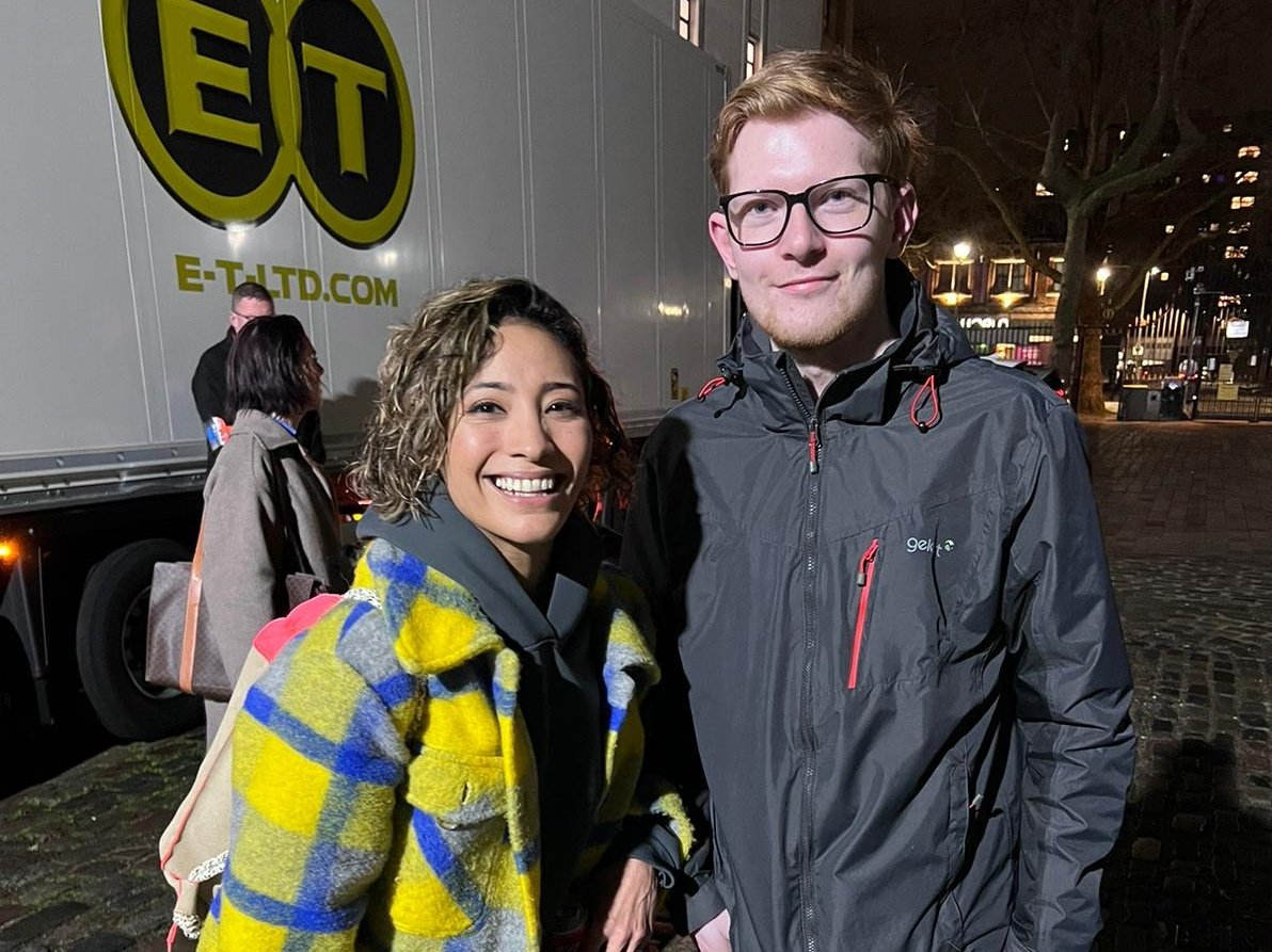 author_jakec's tweet image. Thanks for a fantastic show, @gorkamarquez1 and @karen_hauer. Was really nice meeting you both, too! #Firedance