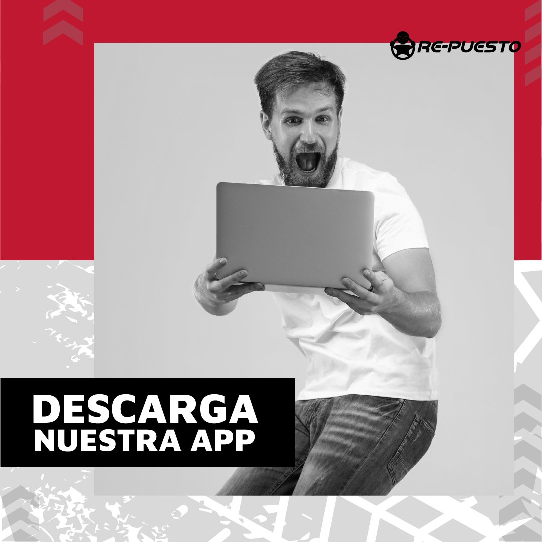 RepuestoOficial's tweet image. Re-puesto.com todo lo que buscas en un solo lugar y al mejor precio.

Descarga 𝐑𝐞𝐩𝐮𝐞𝐬𝐭𝐨 𝐀𝐩𝐩

Disponible en Sistema #𝘈𝘯𝘥𝘳𝘰𝘪𝘥 y #𝘪𝘖𝘚

#Repuesto #Repuestos #Vehiculo #Carro #Rustico #Camioneta #OnLine