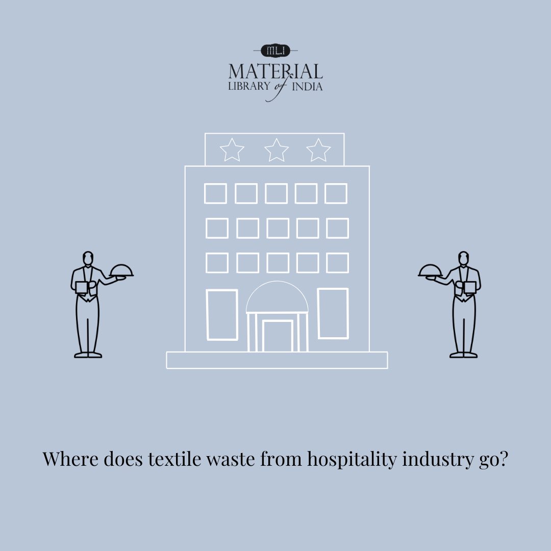 We are #collecting #textilewaste from #HospitalityIndustry. We at #MLI, would love to #collaborate with the #hotelchains across #India to help them put their #textilewaste in #circularloop and divert it from getting into #landfills.
#sustainableliving #sustainablehotels
