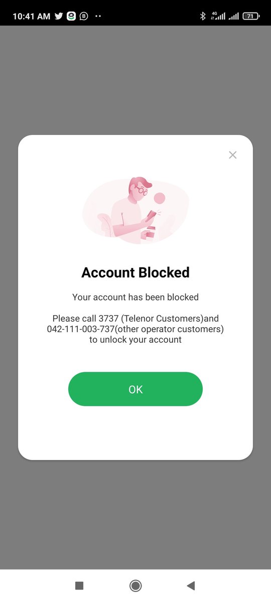 AsadOnlineYt's tweet photo. @easypaisa 
یہ پاکستان ہے یہاں پر کچھ بھی ہو سکتا ہے۔رات تک میرا اکاؤنٹ بالکل صحیح چل رہا تھا۔
صبح جب دیکھا تو اکاؤنٹ بلاک تھا بغیر کسی وجہ کے۔اور اب سب سے بڑا مسئلہ یہ ہے۔کہ کوہاٹ شہر میں اس کا کوئی دفتر بھی نہیں ہے۔اب ہم جائیں توکہاں جائیں؟
1/2 https://t.co/tWIwNKAKS8
