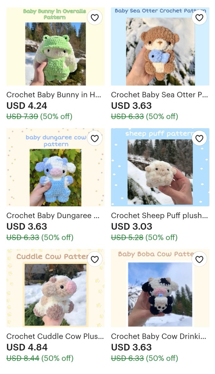 아 맞워 픽시플러시 작가님 인스타 5만 팔로워 기념으로 모든 도안 반값 할인해요!
etsy.com/shop/LorettasL…