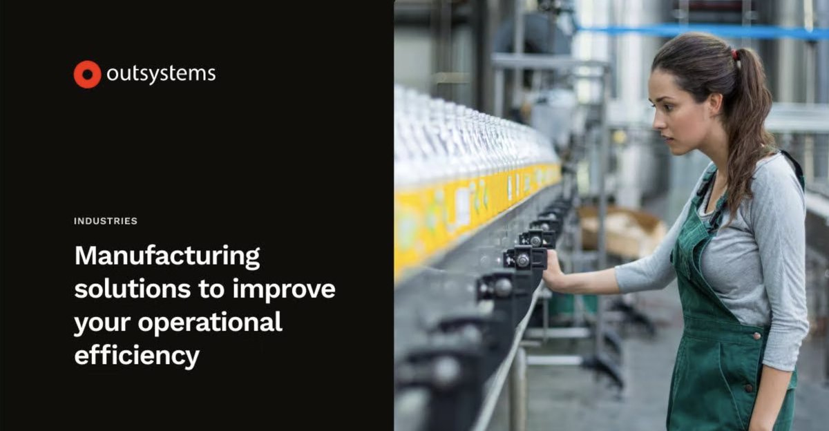 manishcse95's tweet image. Some examples of how to augment your MES (Manufacturing Execution System), MOM (Manufacturing Operations Management), and SCM (Supply Chain Management) platforms with #OutSystems while improving production yields and mitigating supply chain risk. outs.so/DAC940