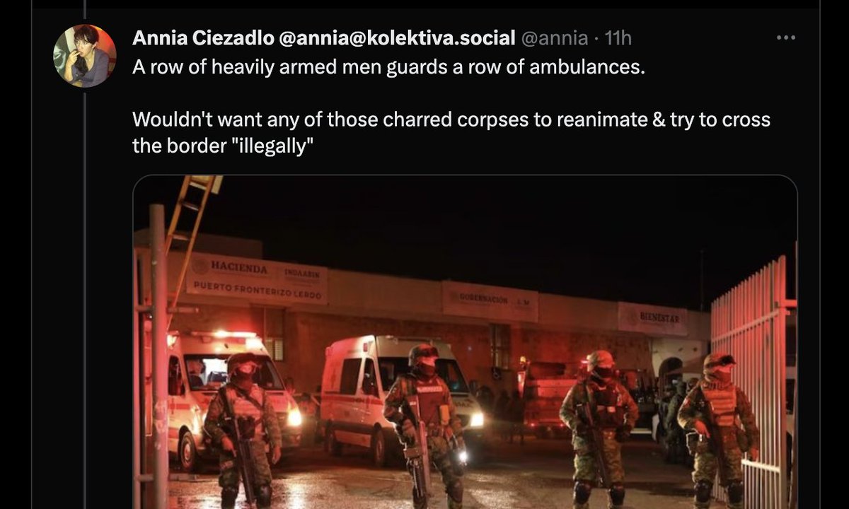 PushDemsLeft's tweet photo. 38 people deported by Biden's expansion of Trump's "Remain in Mexico" policy just BURNED TO DEATH when the cages they were put in caught on fire. Beyond indefensible, it's utterly sickening. https://t.co/p6Dv82VPGF