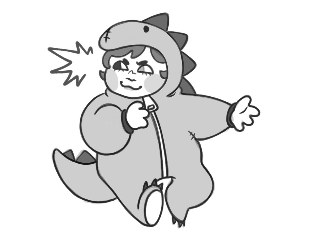 badgerbon's tweet photo. cartman's dinosaur onesie https://t.co/h7oZOXI4o3