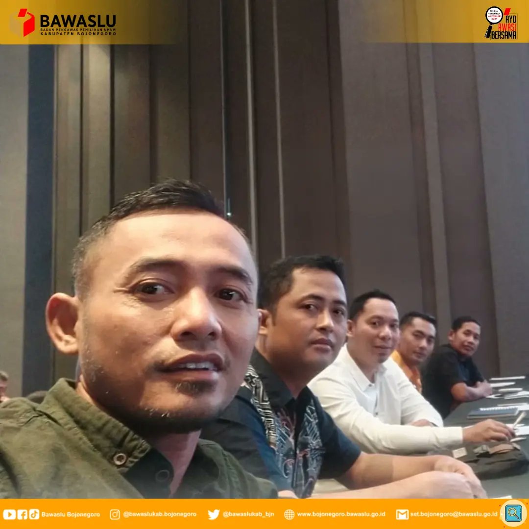 bawaslukab_bjn's tweet photo. Rakor diselenggarakan oleh Bawaslu Jatim tanggal 27 hingga 28 Maret 2023 di Hotel Double Tree Surabaya, Kota Surabaya.
#bawaslu
#ayoawasibersama
#bawaslubojonegoro
#rapim
#daftarpemilihsementara
#bawaslu
#ayoawasibersama
#bawaslubojonegoro
#rapim
#daftarpemilihsementara https://t.co/EhGyvbcfD9