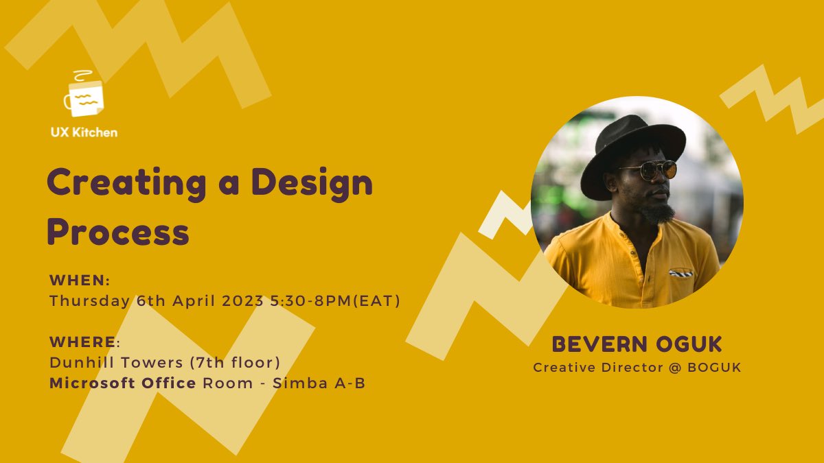 UXKitchenKE's tweet photo. Our next speakers are 🥁🥁🥁

@NjeriNY &amp; @boguk_official 

#creatingadesignprocess
#designthinking
#productdesign https://t.co/TUCSpKvWgg
