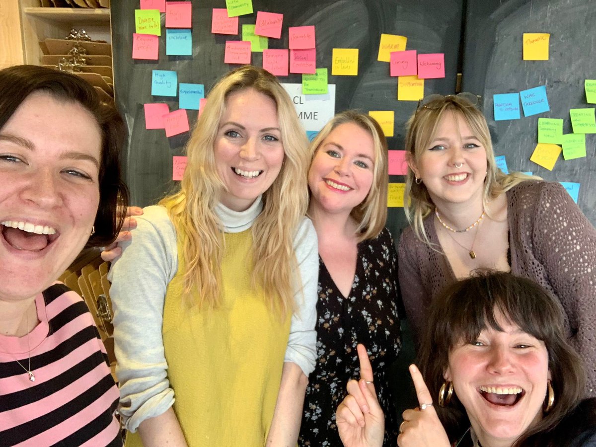 Beautiful things happening now and in  the future at <a href="/warwickarts/">Warwick Arts Centre</a> thank you @gemma_m_wright and the team for your energy, passion, creativity and care 💕 #teamappreciation #brightfuture #doingood #artsed