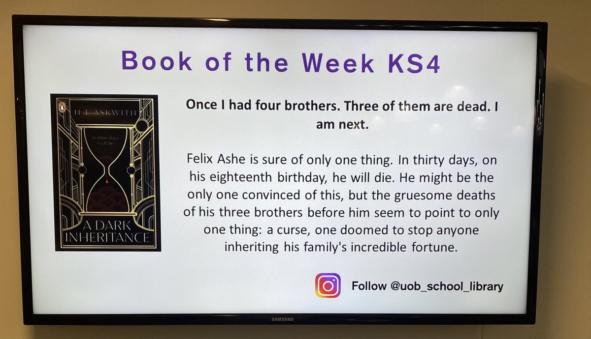 Kevin Cobane FCCT NSIQ π (@kevc46) on Twitter photo Two fabulous choices for <a href="/UoBSchool_Lib/">UoB School Library</a> KS3 and KS4 Book of the Week @katyabalen <a href="/hf_askwith/">HF Askwith</a> #UoBSchoolLibraryBookOfTheWeek #UoBSLibraryBOTW <a href="/UoBSchool/">UoB School</a> Two fabulous choices for <a href="/UoBSchool_Lib/">UoB School Library</a> KS3 and KS4 Book of the Week @katyabalen <a href="/hf_askwith/">HF Askwith</a> #UoBSchoolLibraryBookOfTheWeek #UoBSLibraryBOTW <a href="/UoBSchool/">UoB School</a>