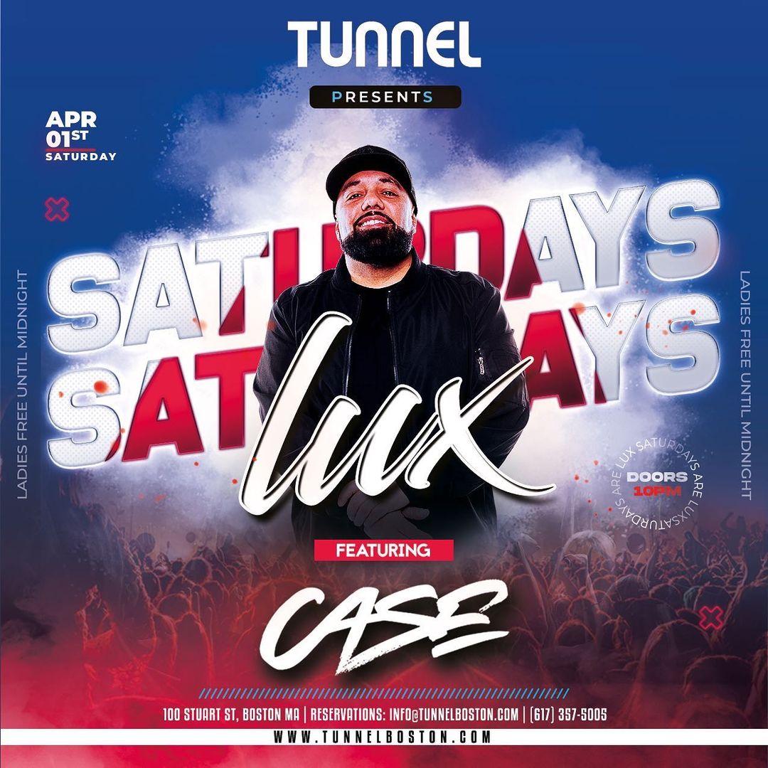 Saturday Night Tunnel Boston <a href="/TunnelBoston/">TunnelBoston</a> LUX Saturday's with DJ CASE <a href="/DJCASE/">JUST CASE</a>  
For more information info@tunnelboston.com 617-357-5005 District.nightlife617@yahoo.com 508-989-5552
Located in Boston's Theater District downstairs from the
W Hotel #Boston #Nightlife <a href="/MarcoTudea/">M. T. A.</a>