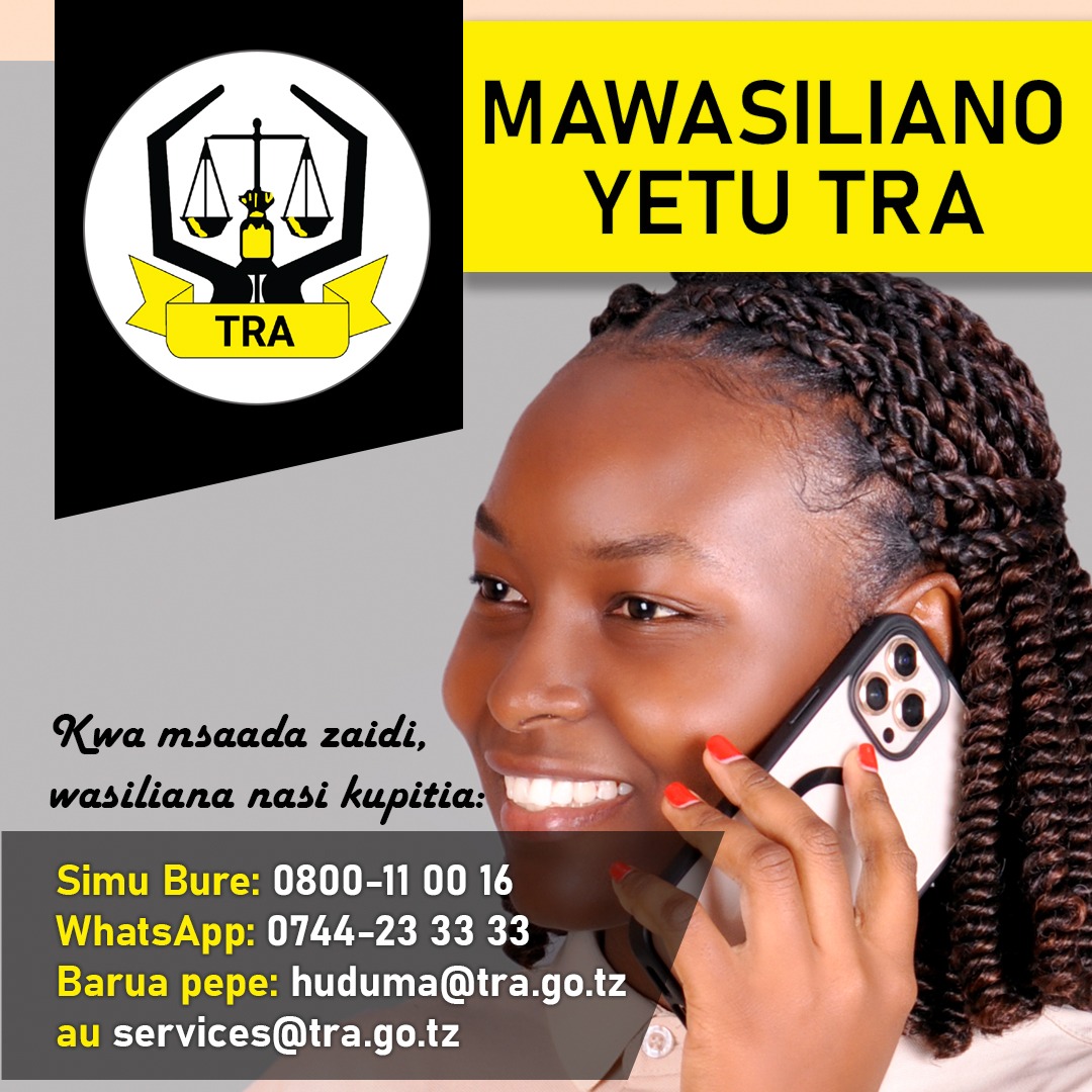 TRATanzania's tweet photo. Wasiliana nasi https://t.co/Jic1nVW4Tb