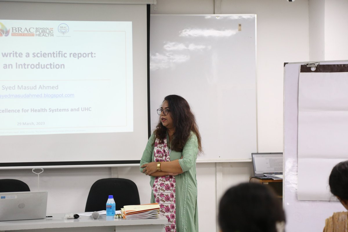 BRACJPGSPH's tweet photo. Short course on ‘How to write a #scientificreport: An introduction’ has started 
The course aims to train #researchers &amp; #development practitioners to hone their skills to gather &amp; analyse data, critically interpret &amp; discuss findings in writing scientifically https://t.co/tDEt1sWGwc