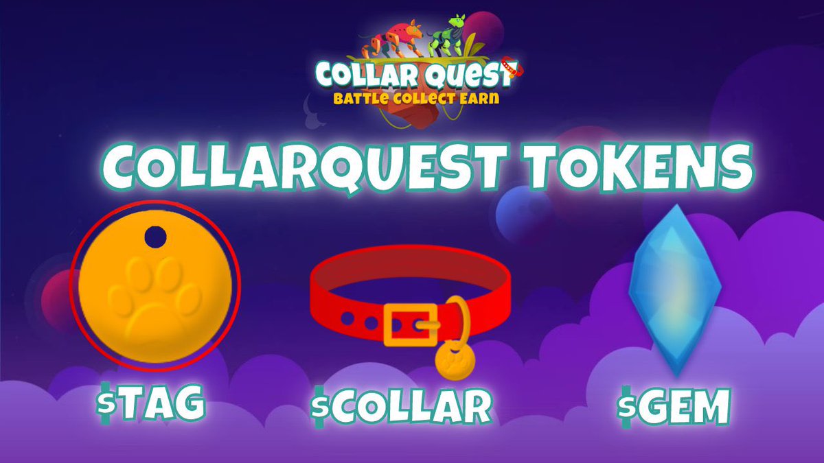 #CollarQuest Web3 Metaverse game project initiated by early members of the SHIB community；has legally registered as a DAO in Wyoming, USA; player have the opportunity to participate for free; 3D immersive experience functions are being developed. Twitter account:@dogcollartoken