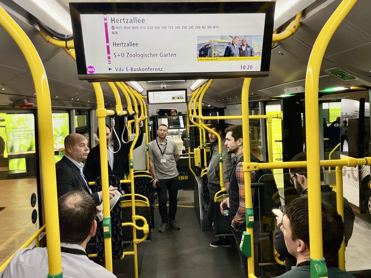 CleanBusEU's tweet photo. The #CleanBusEUPlatform 🇩🇪Study Tour continues!

After the @VDV_Verband #ElekBu, where we visited a selection of exhibitors, cities enjoyed a classroom session by @stadtwerke_ms &amp; @KVBAG on #Battery electric tech.

🧑‍🎓Today we continue in Münster/Solingen and tomorrow in Cologne! https://t.co/tcU2UYSg8N