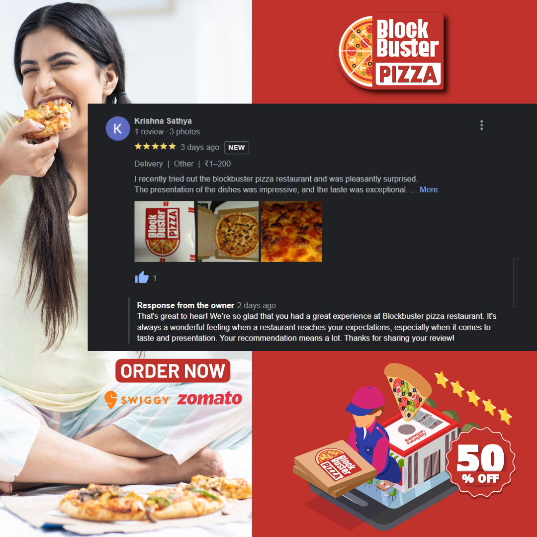BlockBusterPiza's tweet photo. Your pizza is just a tap away!π«°π«΅π€³
π²Order now & save 5οΈβ£0οΈβ£% on all pizzas!
Deliciousness is waiting for you! πππ
Order Online: - https://t.co/sMkSGIvzjU
#BlockBusterPizza #EatWell #BestPizza #50off #BestRestaurant #HyderabadWalaFood #TastyFood #LowCostFood #FiveStarFood https://t.co/8TPIzB7Agr