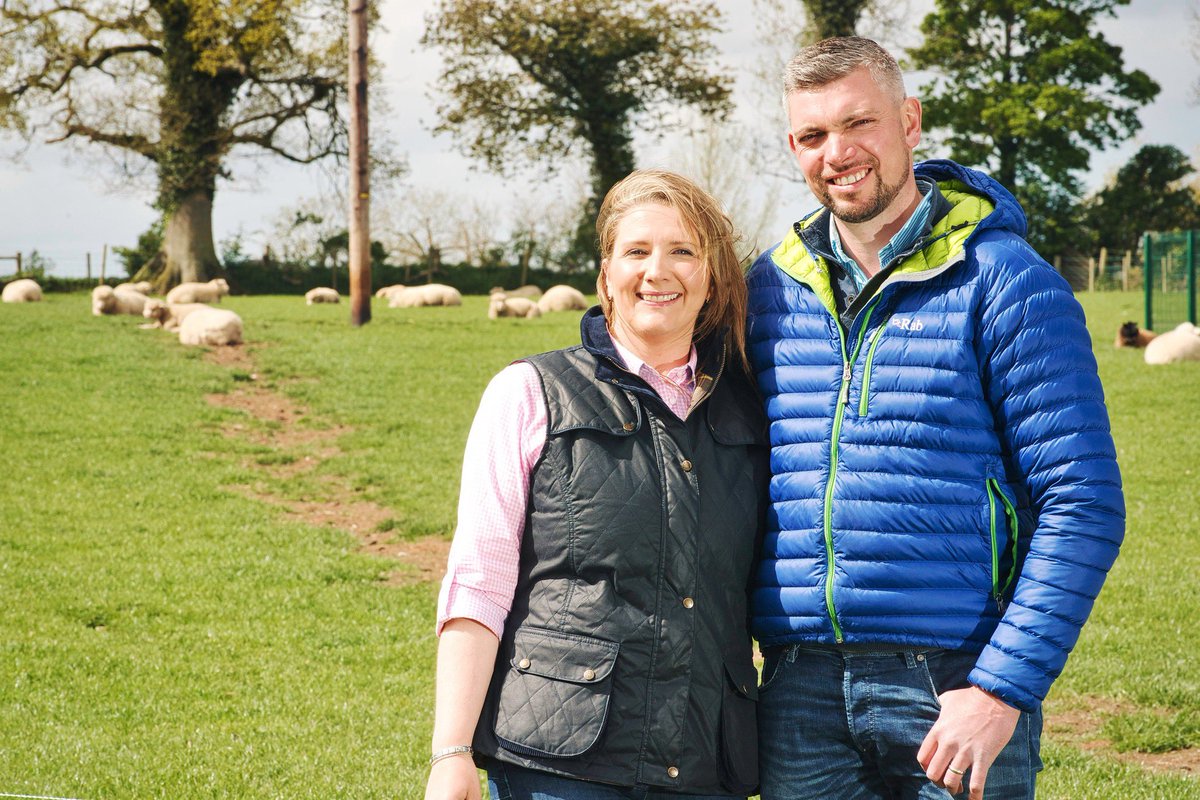 🧑‍🌾FARM PROFILE👩‍🌾 Meet Gareth &amp; Christina Murray who run a mixed farm of poultry &amp; polled Dorset sheep. The Murray's are thrilled to be a part of Bank of Ireland Open Farm Weekend as they love showing the public the story behind the supermarket shelf. Info: OpenFarmWeekend.com