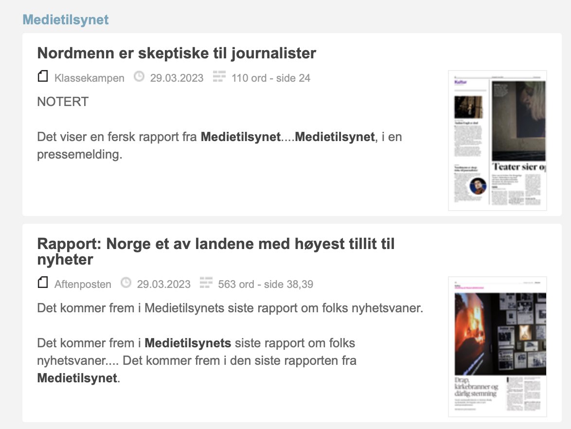 To aviser. Samme rapport. To ulike vinklinger…

Kanskje ikke så rart at mange mener at journalister har en egen agenda/legger til sin egen mening i artikler.