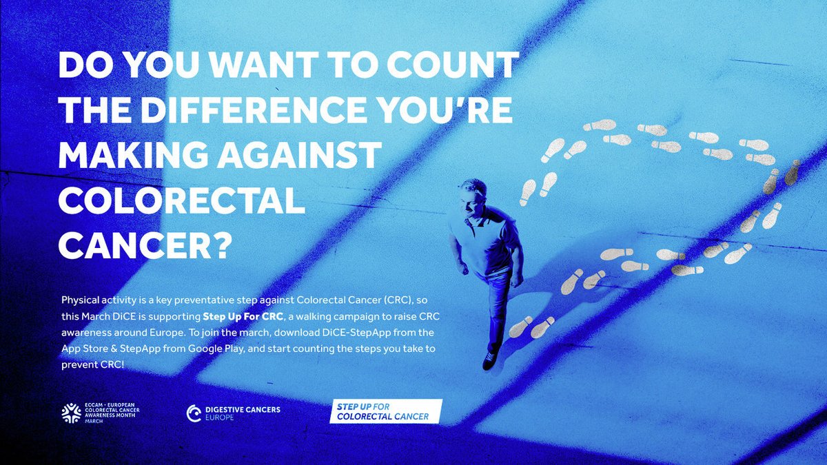 dice_europe's tweet image. It&apos;s the last week of #ECCAM2023 and you are still on time to walk for a good cause!

Please don&apos;t forget to like, post, and share to spread the word about #StepUpforCRC and help us to save lives!

👉ECCAM2023.digestivecancers.eu

#CRC #cancerprevention #cancerscreening @GlobalCRC