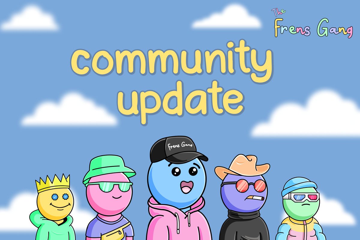 📢 BIG NEWS FOR FRENS GANG 

It's such a beautiful start fam! 
Let's dive into what's happening and what's next for all of us in this thread 🌈

- Socials and marketing
- Crew3 
- Utilities 
- Wen Staking
- Wen $FRNS

🧵👇