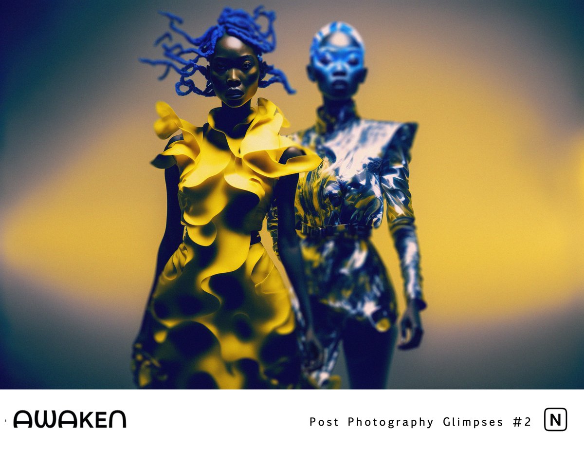 Gm fam 💛🤖

Last chance to collect an edition of ᗩᗯᗩKEᑎ, my genesis on <a href="/niftygateway/">Nifty Gateway Studio</a> - only 6 hours!

Huge thanks to all collectors so far 🙏

This piece is part of the historical show « Post Photography Glimpses » curated by <a href="/ivonatau/">Ivona Tau</a> 
🧵🔗