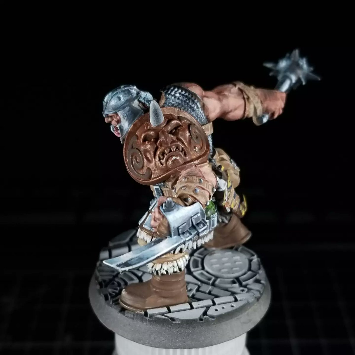 Wip of Brutogg Corpse-Eater

Tonight, I focused on the NMM steel