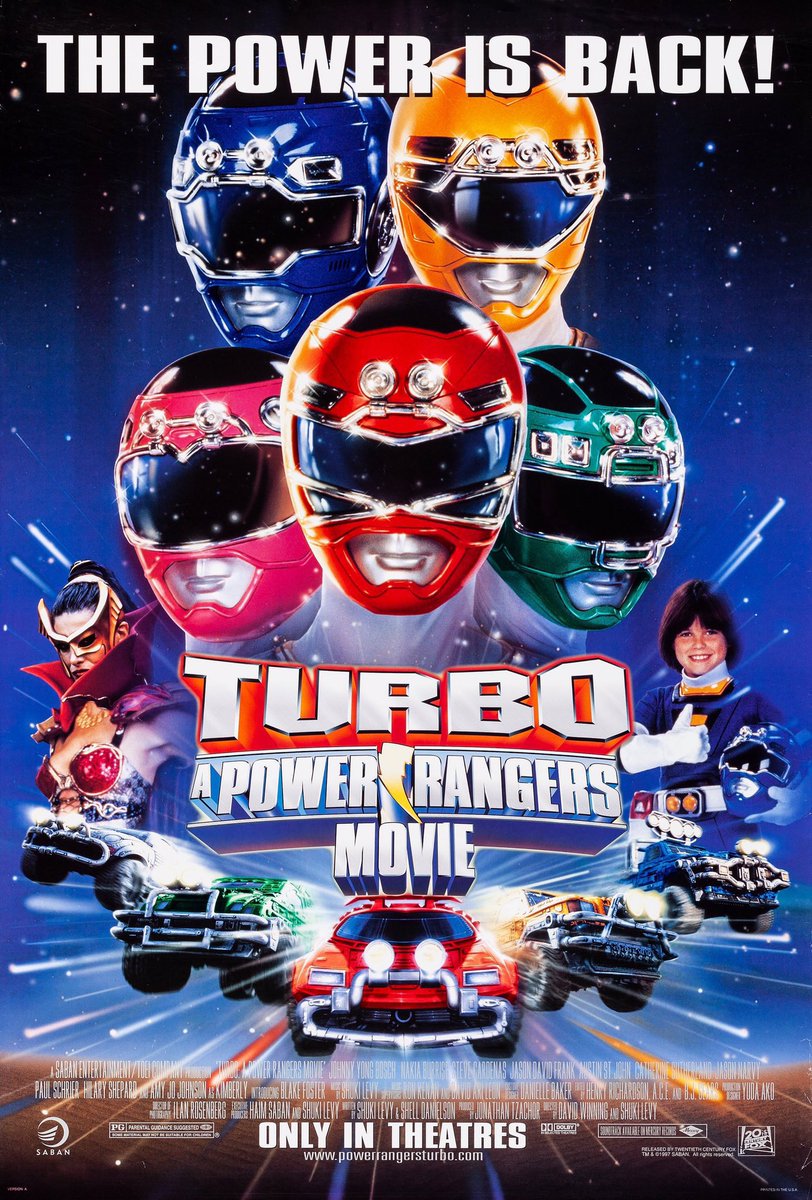 FilmNewsNos's tweet photo. 🎬MOVIE HISTORY: 26 years ago today, March 28, 1997, the movie ‘Turbo: A Power Rangers Movie’ opened in theaters!

#JohnnyYongBosch #NakiaBurrise #BlakeFoster #JasonDavidFrank #CatherineSutherland #AustinStJohn #AmyJoJohnson #SteveCardenas #HilaryShepard @PaulSchrier #JasonNarvy https://t.co/4iRrT44QLD