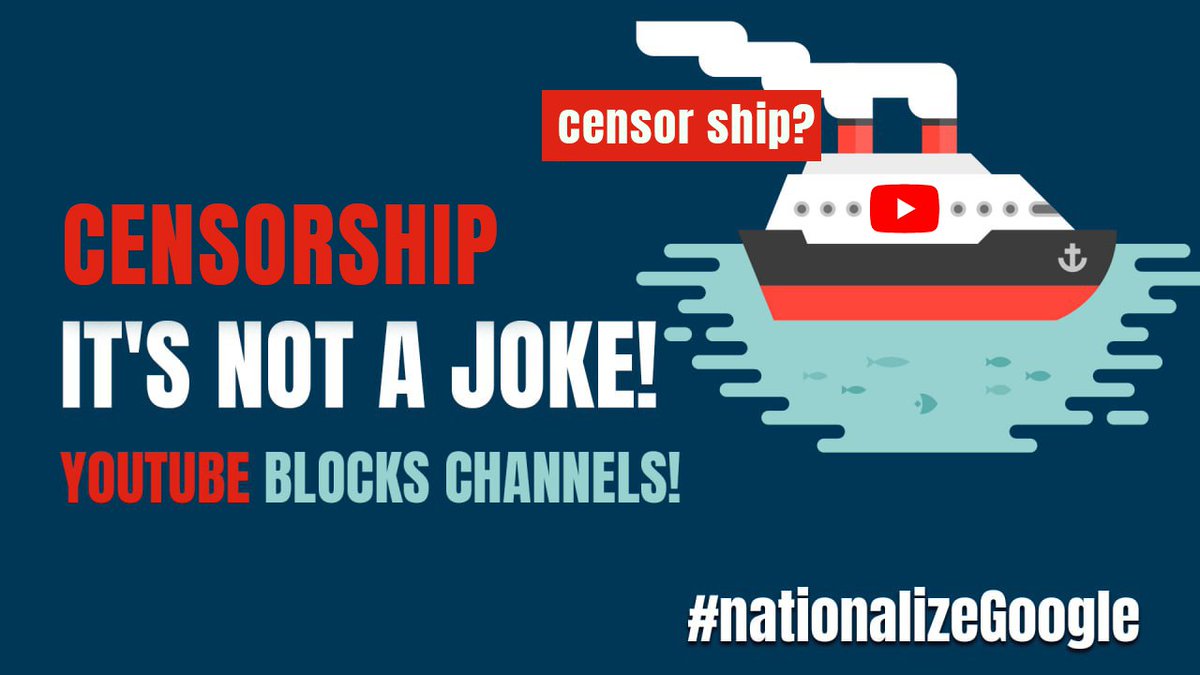 #YouTubeAgainstHumanity
#NationalizeGoogle
#youtuberepression