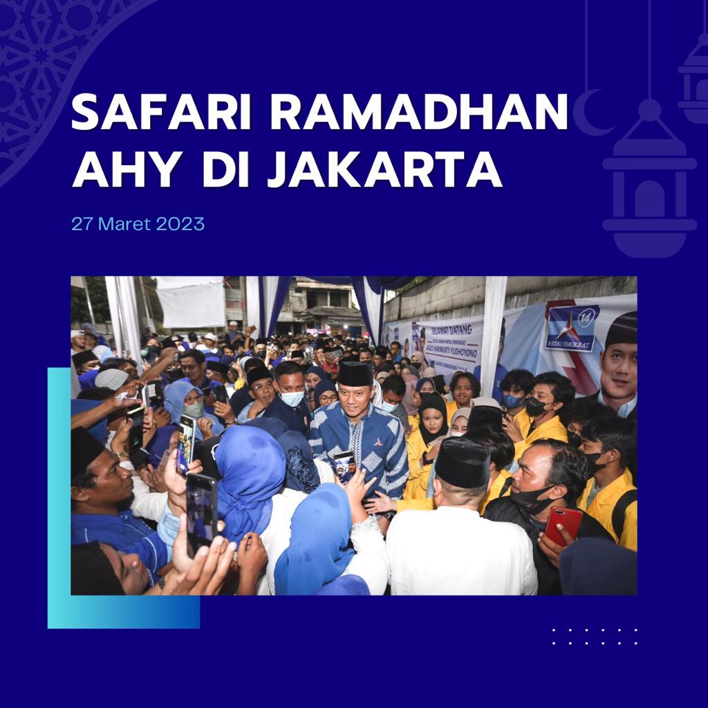 KabPasaman's tweet photo. Safari Ramadhan AHY di Jakarta
#DemokratProPerubahan
SafariRamadhan AHY Jabar
https://t.co/4VToJH43U9