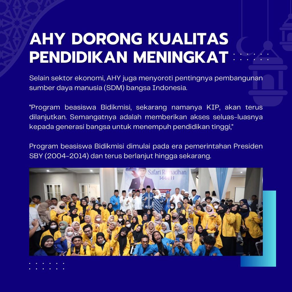 KabPasaman's tweet photo. AHY dorong kualitas pendidikan meningkat
#DemokratProPerubahan
SafariRamadhan AHY Jabar
https://t.co/588rEQxbfM