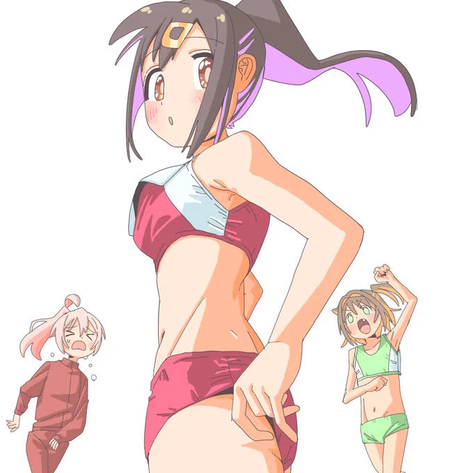 #おにまいお絵描き #おにまい    陸上部みはりちゃん