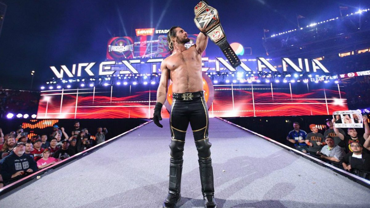 wweontnt's tweet photo. Eight years to the day...

@WWERollins | #WrestleMania https://t.co/DXvO5CUNii
