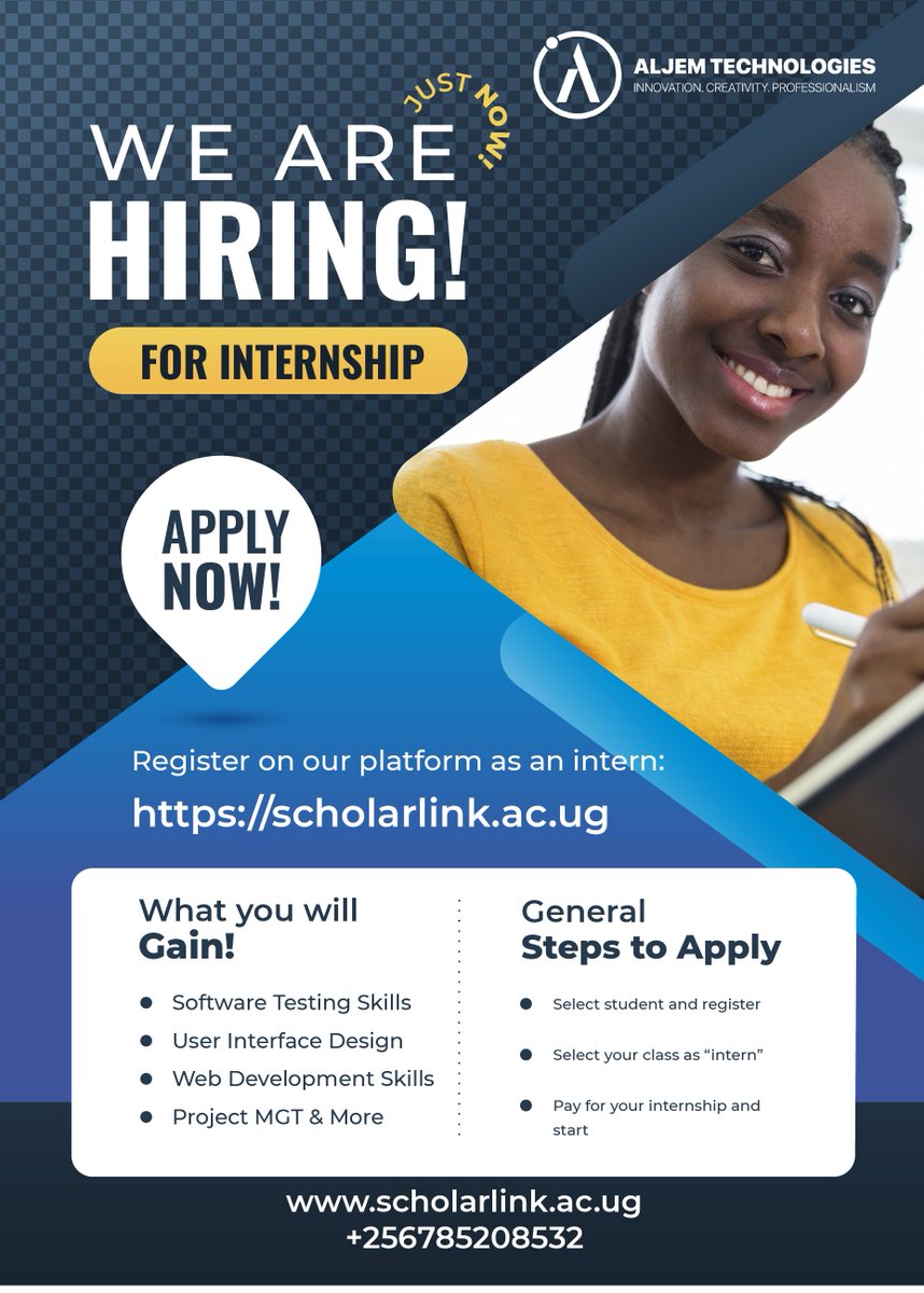 aljemtec's tweet image. Want to join a team that&apos;s changing the game in tech? ALJEM Technologies is recruiting interns for our 2023 Internship program. Come be a part of something special! 🎯 #ALJEMInternship #TechGameChanger