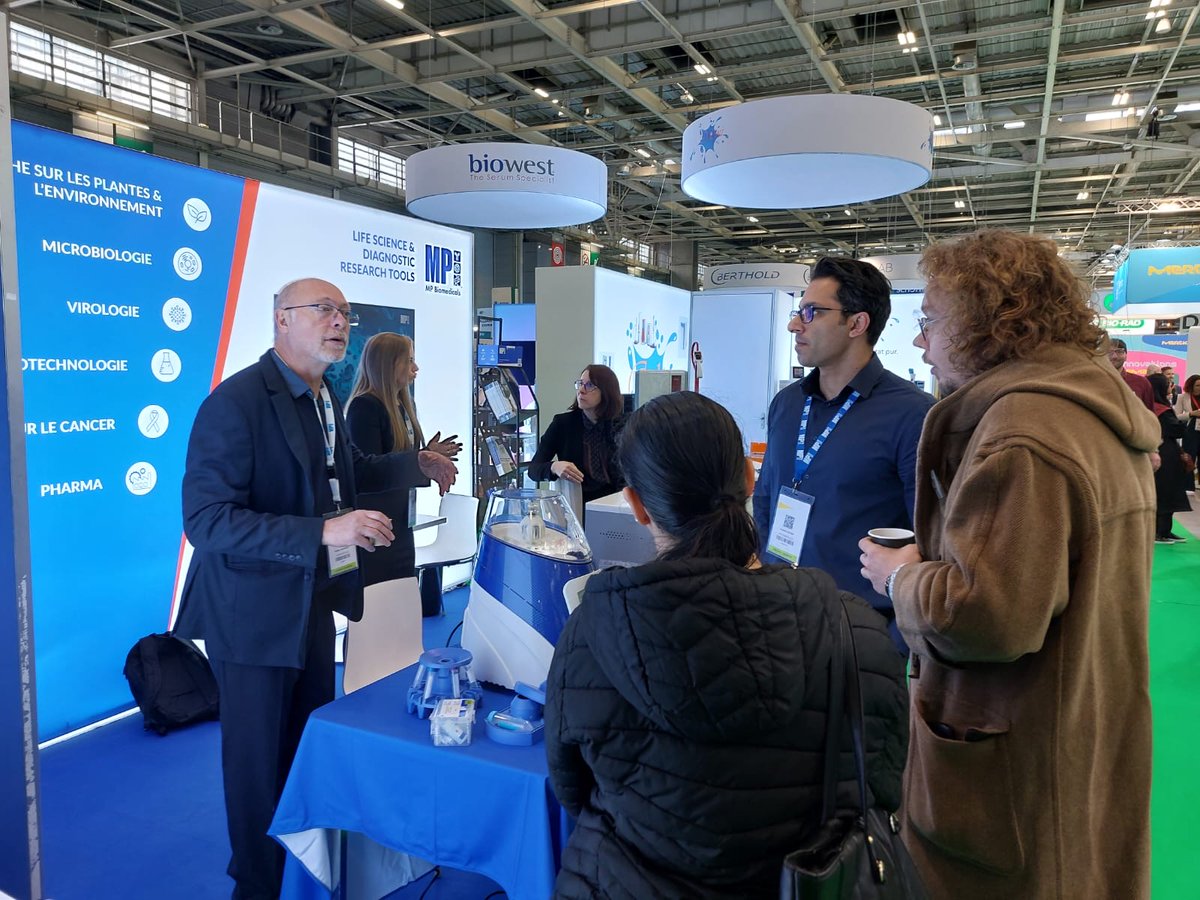 mpbiomedicals's tweet image. It was an amazing first day at #ForumLabo, Paris! Our team had some great conversations with our visitors. So do not miss out, stop by our stand #4-C07, and discover our #sampleprep workflow including MPure-32 aNAP System.
#RNAextraction #DNAextraction #laboratory