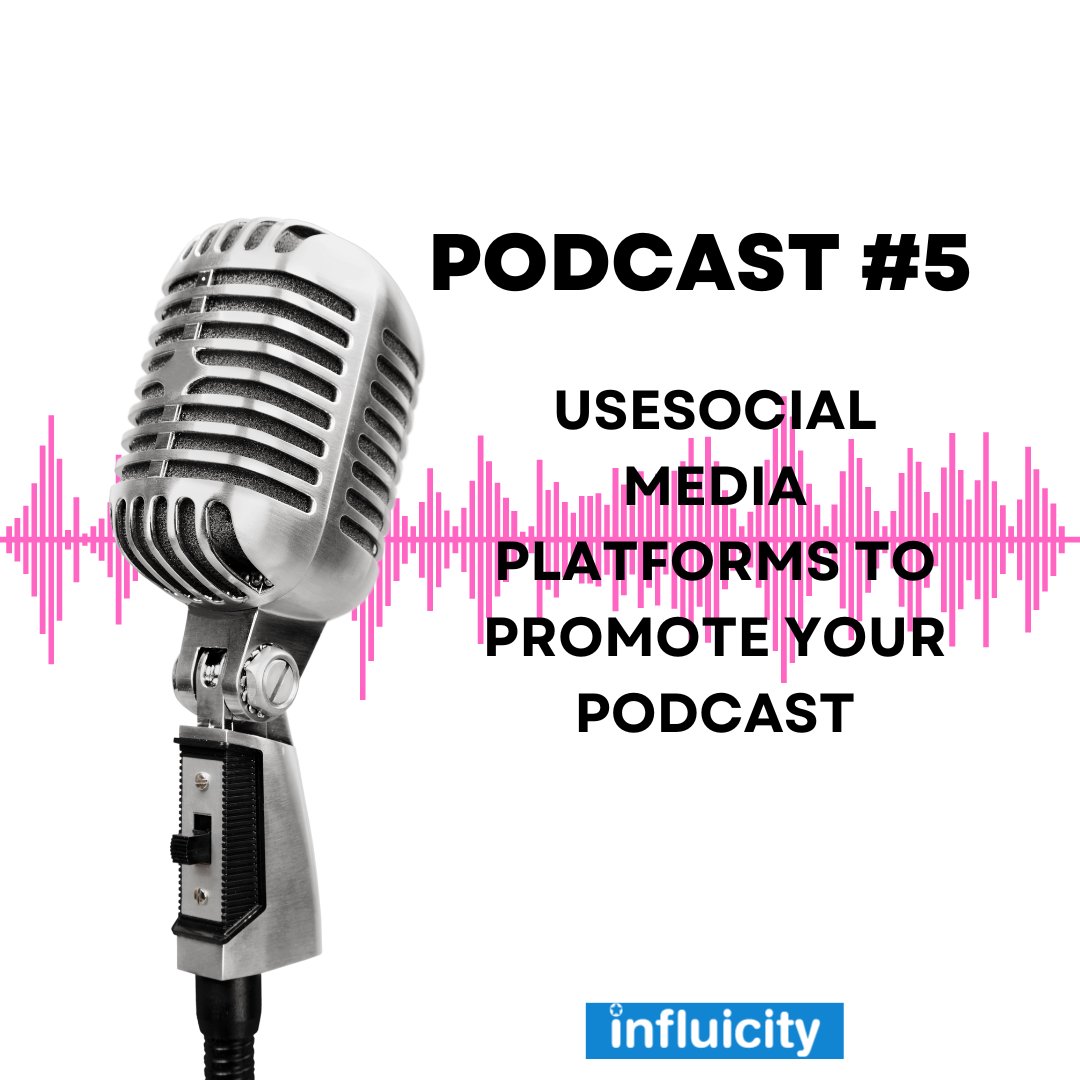 Use social media platforms to promote your podcast. Share teasers and snippets of your episodes, engage with your audience, and use relevant hashtags to increase visibility. Stay connected on content by following us: @influicity⁠ #influicity