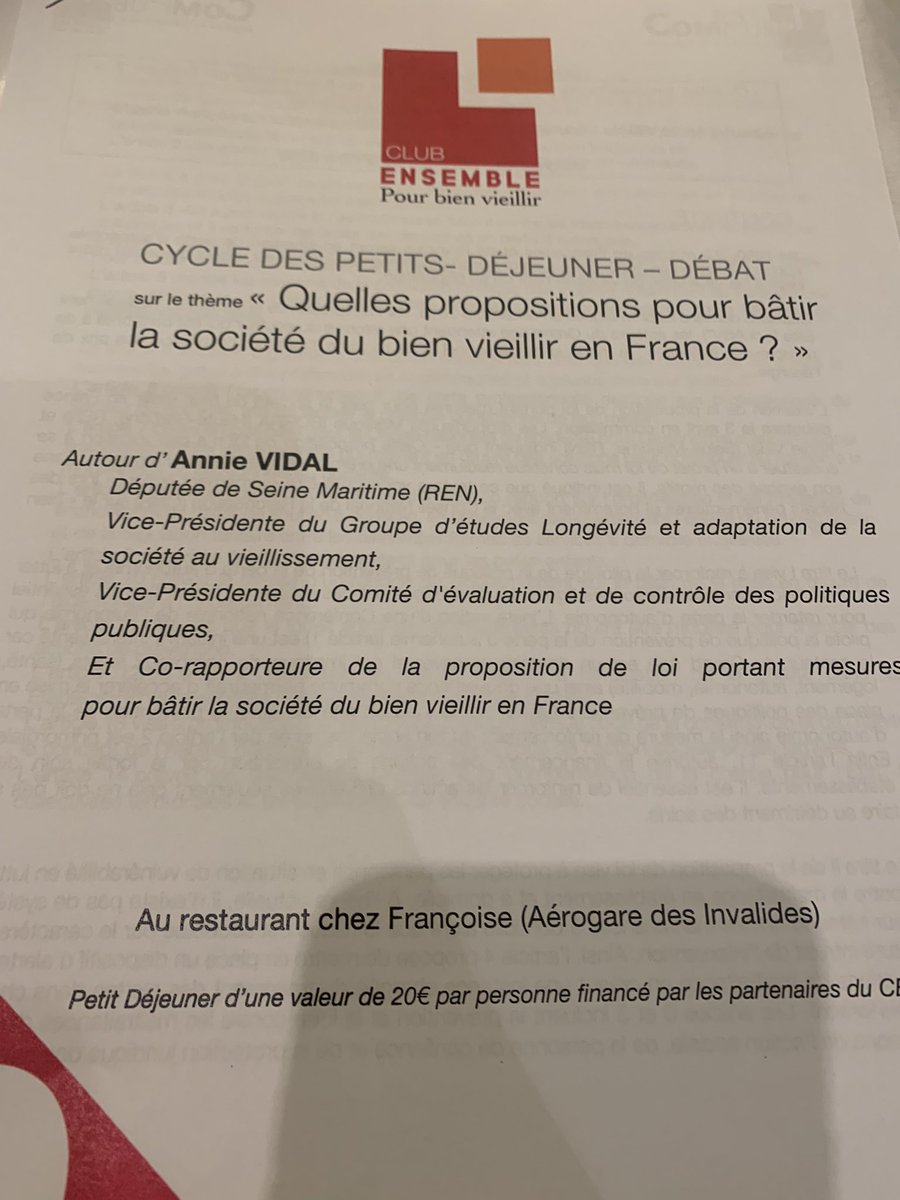 Rencontre matinale de <a href="/ComPublics/">Com'Publics</a> pour une loi #autonomie 2023 réussie <a href="/Vidal7602/">Annie Vidal</a> <a href="/AnneBergantz/">Anne Bergantz</a> <a href="/AssociationADPA/">AD-PA</a> <a href="/citoyennage/">Citoyennage</a> <a href="/AssoAVVEC/">Association AVEC</a>