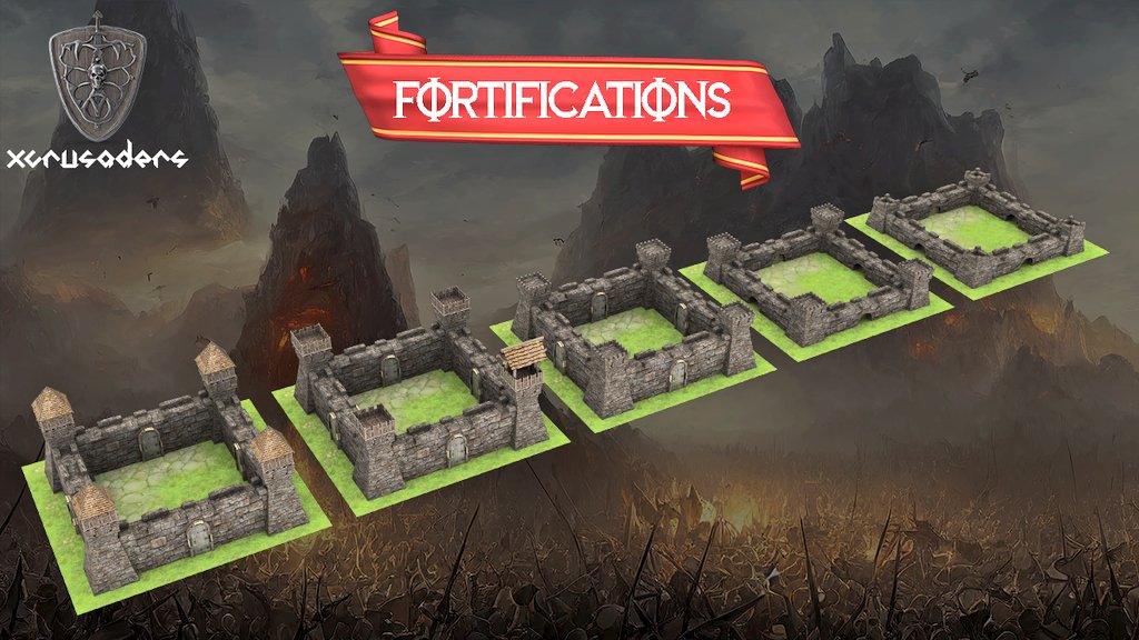 XCrusaders_RTS's tweet photo. 🏰 Fortify Your Kingdom Lands 🏰

Your Kingdom Within #XCrusaders Can Be Protected With Defensive Walls With Lockable Gates!

🛡Keep Out Those Annoying Neighbours Or Raiders🛡

From A Basic Wall System You Can Upgrade To Have Fortified Towers and Kingdom Alert Bells

#XRPL #P2E https://t.co/ldctytJGnJ