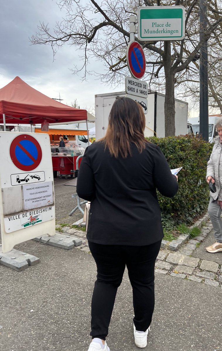 🇫🇷 Tractage au marché de #Riedisheim. 

#RN #RNAlsace #RNJAlsace