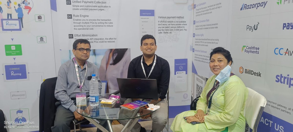Come visit us at IndiaSoft 2023, booth C82. Our team of experts looks forward to engaging in meaningful discussions with you.

#MCSAM #Paytring #IndiaSoft2023 #ESC #Paymentsolutions #Fintechsolutions #FintechInnovations #fintech #team #techindustry #leaders #technology