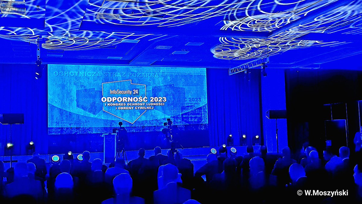 WitoldMoszynski's tweet photo. Zaczynamy! :-)

https://t.co/CmYGIKt50m

#InfoSecurity24 &amp; #Defence24 https://t.co/WHwycDabfz