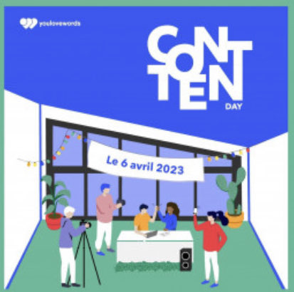 🗓 ⁦⁦⁦⁦⁦<a href="/YouLoveWords/">YouLoveWords</a>⁩ ouvre ses portes le 6 avril pour partager des réussites en #ContentMarketing ! 

🫵 Rencontrez vos pairs 
🎯 Apprenez des meilleurs 
🦸 Écoutez des experts 
😏 Passez un moment convivial 

J’y serai et vous ? 
👉 bit.ly/Content-Day