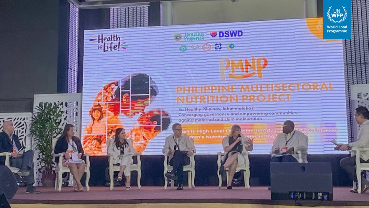 WFP_Philippines's tweet photo. Attaining food security does not necessarily translate to nutrition security ๐
โโ๏ธ That is why we need to put our hands together for a multisectoral approach to ensure nutrition security ๐ช
#PMNP https://t.co/kF4RHb7AnN