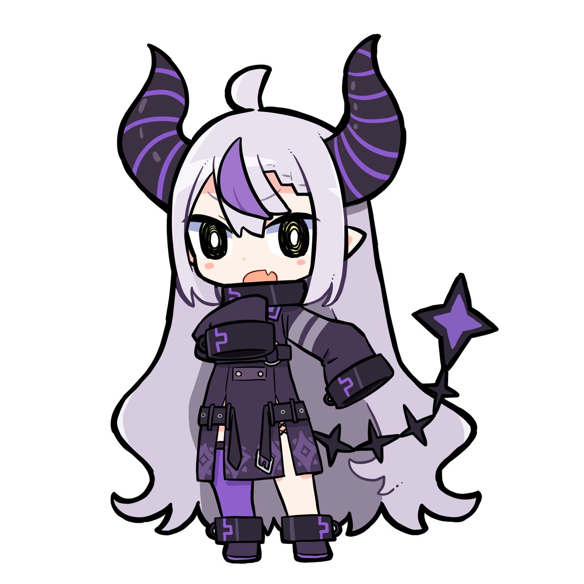 ラプラス・ダークネス 「#laplus_artdesuSD総帥 」|honmirinのイラスト