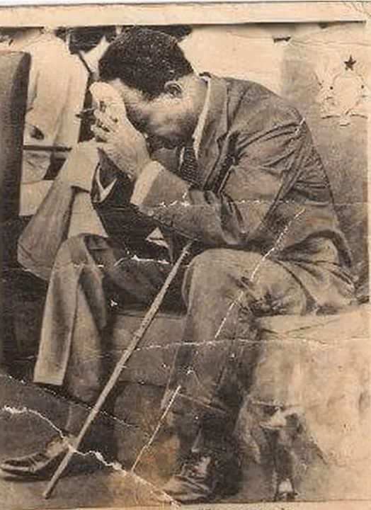Nkrumah's reaction after learning that he has been overthrown.
His plane was still flying over China when he was deposed in a CIA-backed coup. As a result, he knew nothing about it.
At the Beijing Airport, Chinese Premier Zhou Enlai stood in the cold wind,